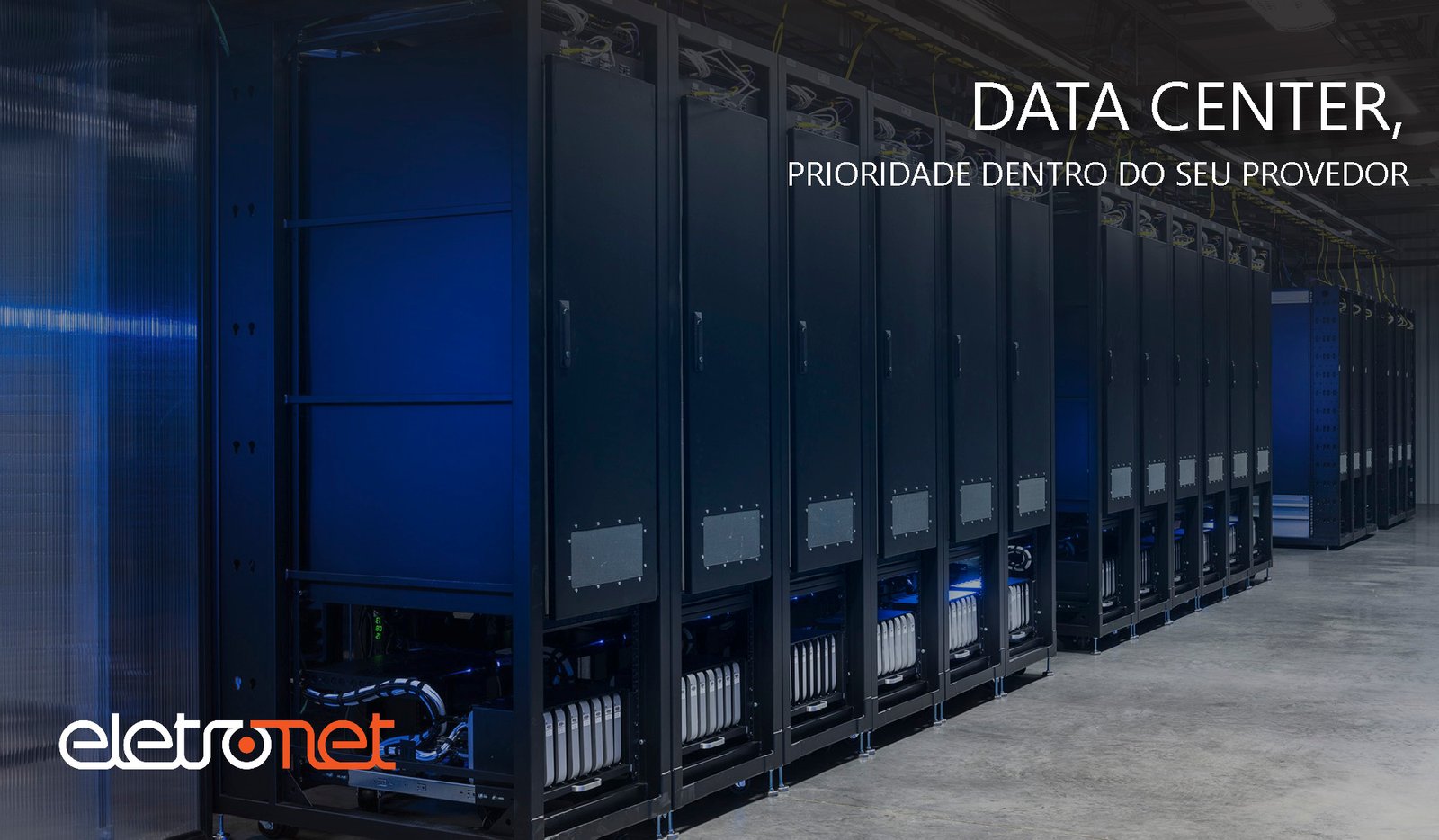 Imagem de um data center