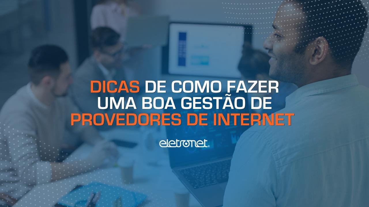 Uma imagem ilustrando a gestão de provedores de internet.