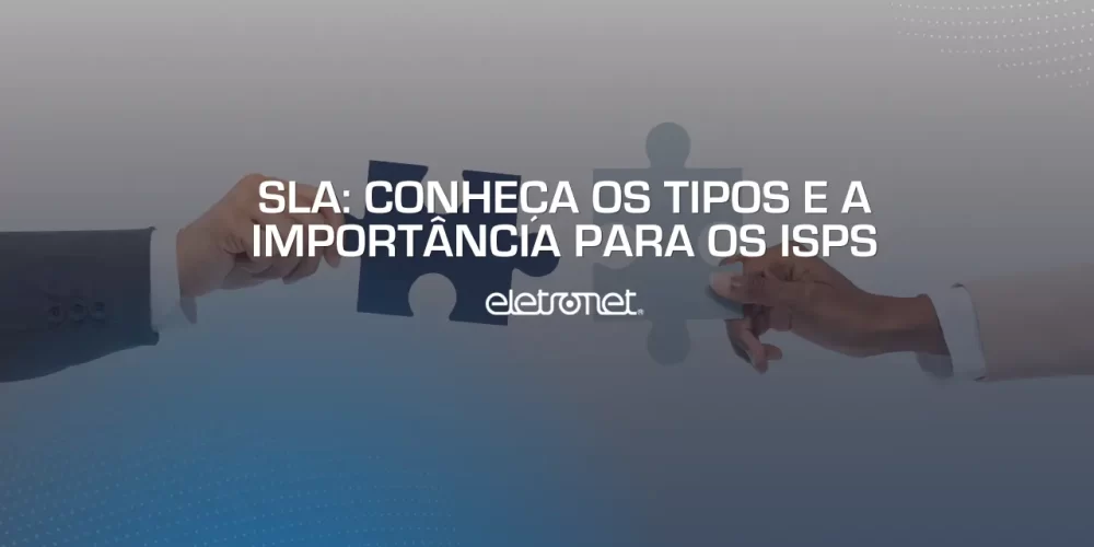 Braços unindo duas peças grandes de quebra-cabeça representando os acordos provenientes do SLA