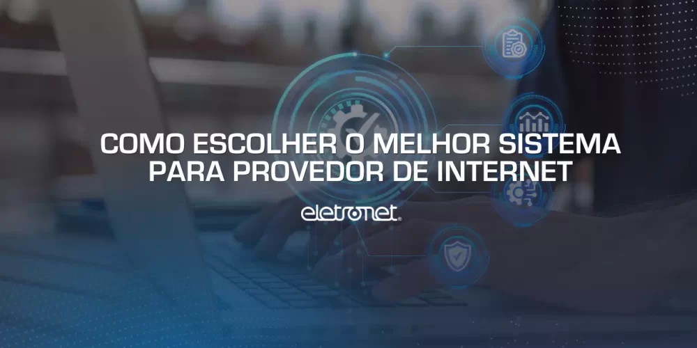 dono de provedor de internet analisando dados do sistema do seu provedor